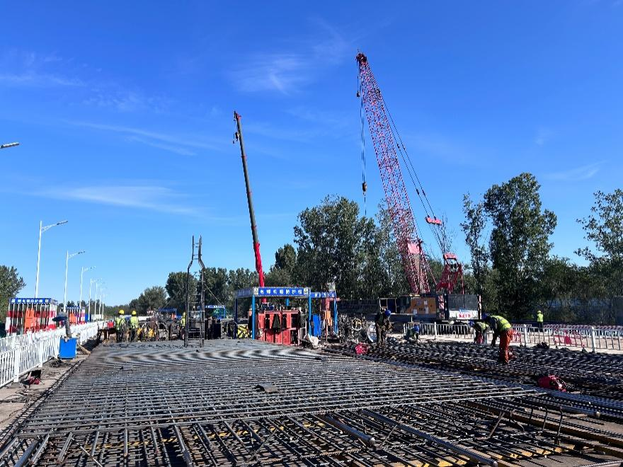 圖說攻堅 | 永定河盧三段、盧梁段綜合提升工程超額完成上周計劃任務(wù)