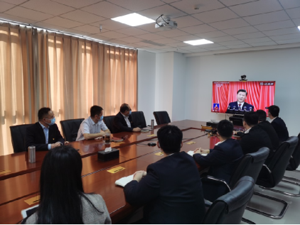 永定河流域投資有限公司認(rèn)真組織收聽收看黨的二十大開幕會盛況 永定河流域投資有限公司認(rèn)真組織收聽收看黨的二十大開幕會盛況