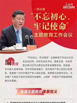一圖讀懂“不忘初心、牢記使命”主題教育工作會議